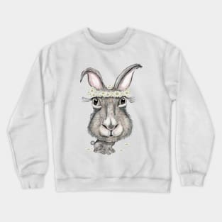 Rabbit With Crewneck Sweatshirt